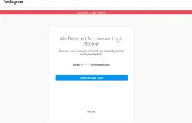 رفع خطای Suspicious Login Attempt اینستاگرام