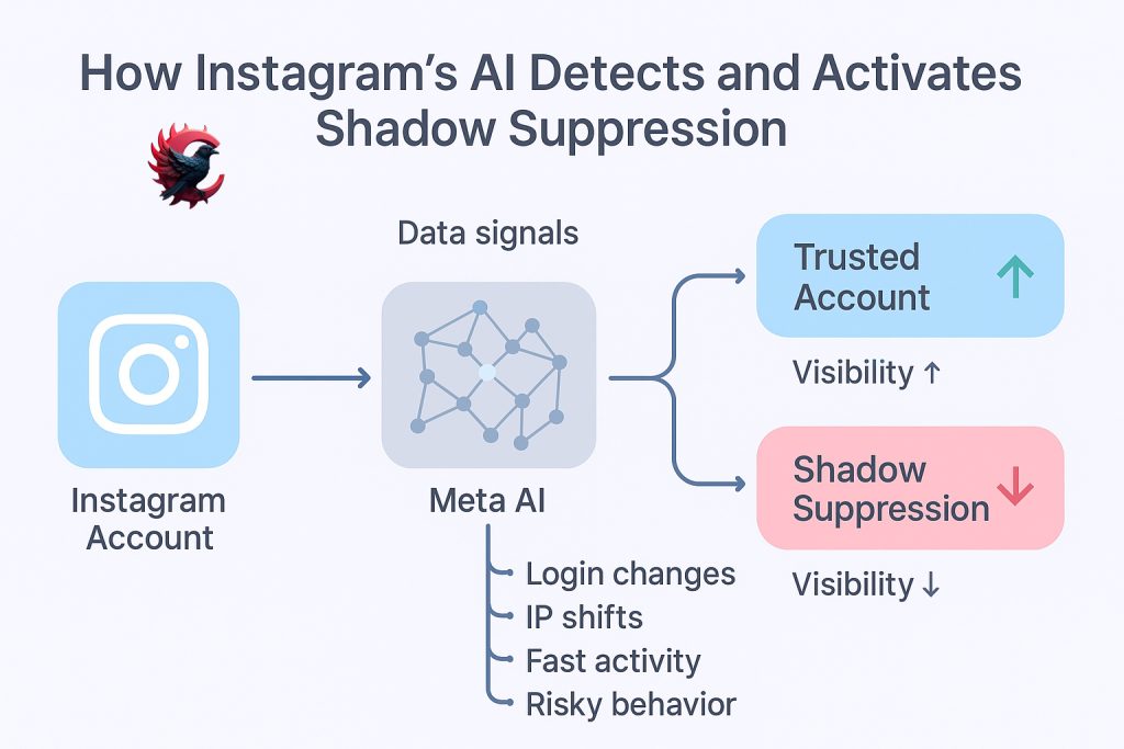 shadow suppression اینستاگرام 2025