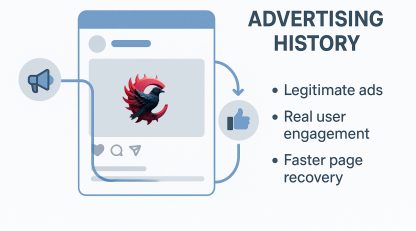 تأثیر تبلیغات بر بازیابی پیج 2025