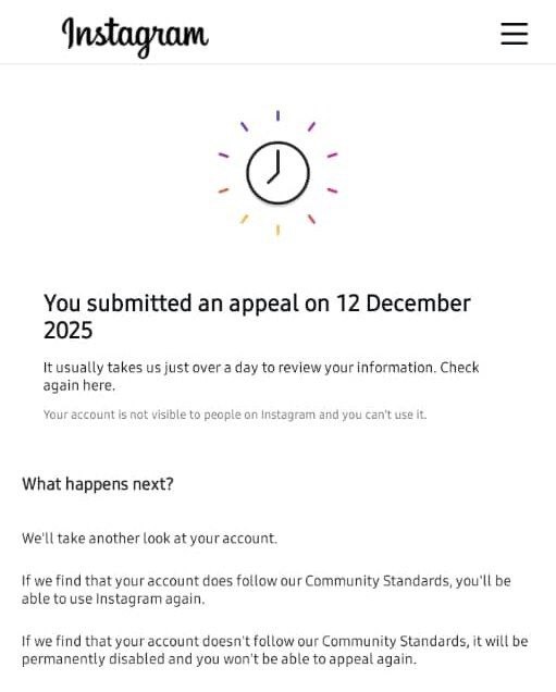 بازگردانی اکانت اینستاگرام