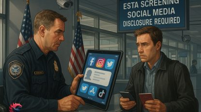 قوانین جدید آمریکا برای مسافران: افشای حساب‌های اجتماعی اجباری شد