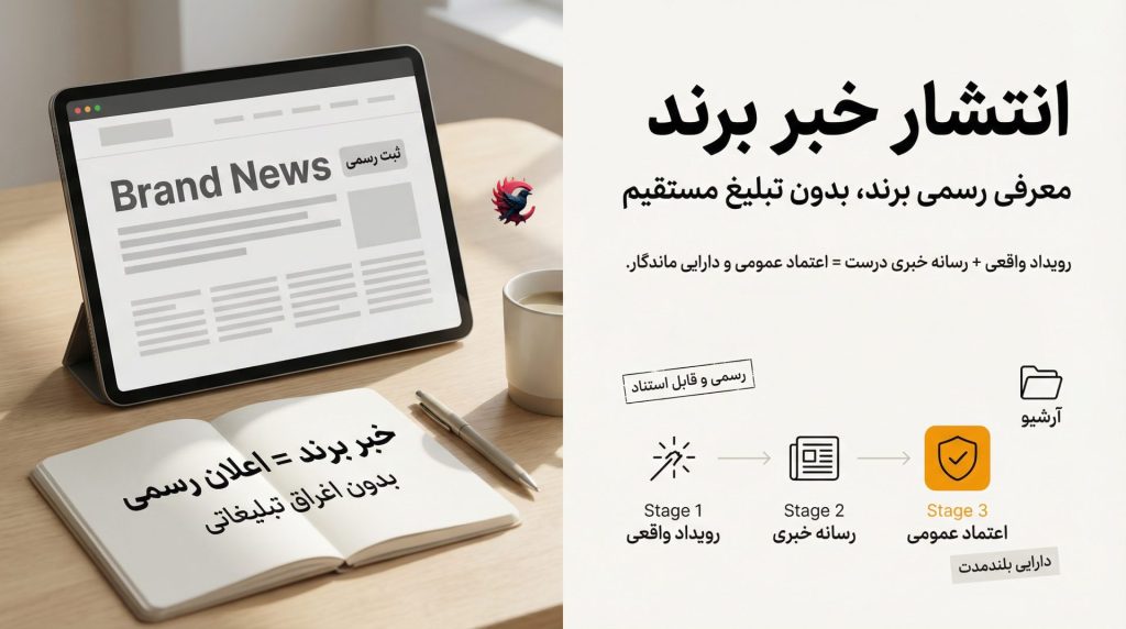 انتشار خبر برند؛ چگونه برند را بدون تبلیغ، رسمی و قابل اعتماد معرفی کنیم 2025 ؟