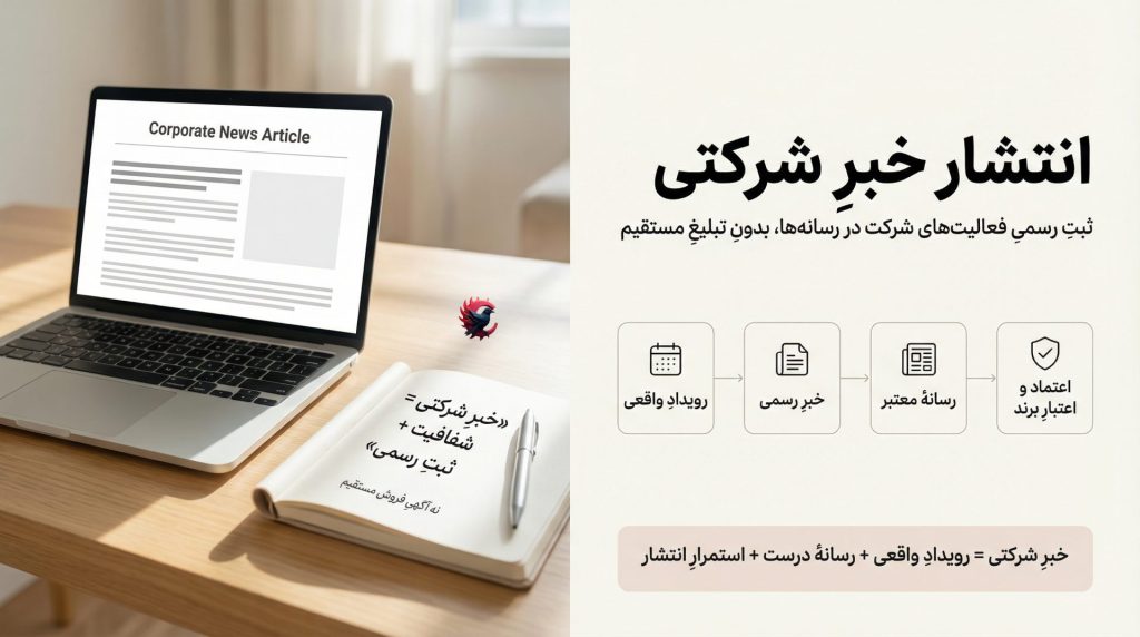 انتشار اخبار شرکتی؛ چگونه فعالیت‌های شرکت را رسمی، شفاف و قابل استناد معرفی کنیم 2025 ؟